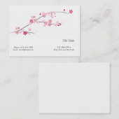 Chubby Elegant Cherry Blossom Visitekaartje (Voorkant / Achterkant)