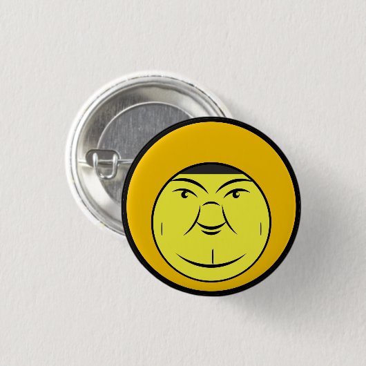 Chubby Face Ronde Button 3,2 Cm (Voorkant /achterkant)