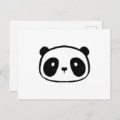 Chubby Giant Panda Cartoon Face Briefkaart (Voorkant / Achterkant)