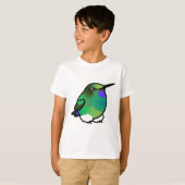 Chubby Glowing Puffleg Hummingbird T-shirt (Voorkant volledig)