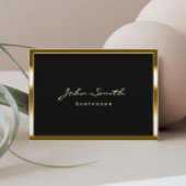 Chubby Gold Border Bartender Visitekaartje