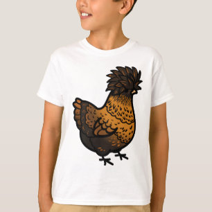Chubby Golden Poland Chicken T-shirt