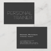 Chubby Gray Personal Trainer Fitness Visitekaartje (Voorkant / Achterkant)