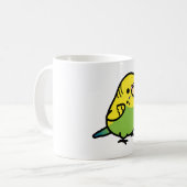 Chubby Green Budgie - Vrouw Koffiemok (Voorkant links)