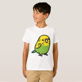 Chubby Green Budgie - Vrouw T-shirt (Voorkant volledig)