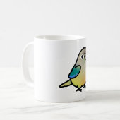 Chubby Green Cheek Turquoise Ananas Conure Koffiemok (Voorkant links)