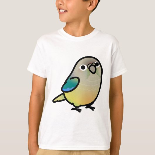 Chubby Green Cheek Turquoise Ananas Conure T-shirt (Voorkant)