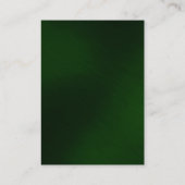 Chubby groene achtergrond moderne visitekaartje (Achterkant)