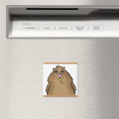 Chubby Hamster Magnet (Insitu (Vaatwasser))
