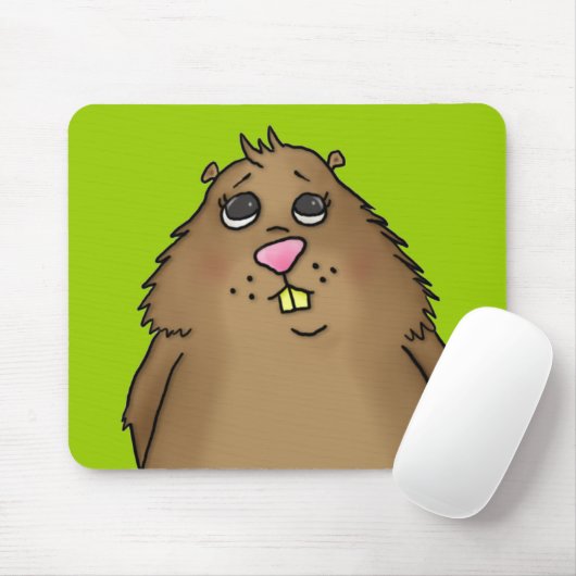 Chubby Hamster Mousepad Muismat (Met muis)