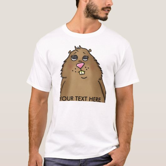 Chubby Hamster T-shirt (Voorkant)