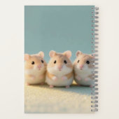 Chubby Hamster Trio Vriendschapsmomenten Notitieboek (Achterkant)