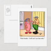 Chubby Hubby Humor Briefkaart (Voorkant / Achterkant)