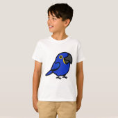 Chubby Hyacinth Macaw T-shirt (Voorkant volledig)
