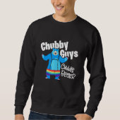 Chubby jongens Cuddle Better Lgbetq Gay Pride Beer Trui (Voorkant)