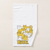 Chubby Katten Design - Schattige kattenkunst Bad Handdoek (Handdoek)