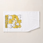 Chubby Katten Design - Schattige kattenkunst Bad Handdoek (Handdoek)