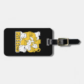 Chubby Katten Design - Schattige kattenkunst Bagagelabel (Voorkant horizontaal)