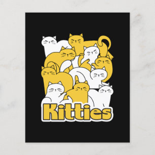 Chubby Katten Design - Schattige kattenkunst Flyer
