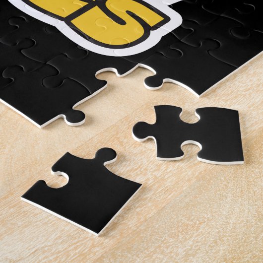 Chubby Katten Design - Schattige kattenkunst Legpuzzel (Zijkant)