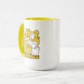 Chubby Katten Design - Schattige kattenkunst Mok (Voorkant links)