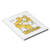 Chubby Katten Design - Schattige kattenkunst Notitieblok (Schuin)