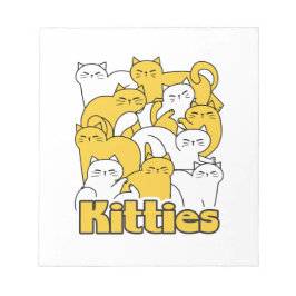 Chubby Katten Design - Schattige kattenkunst Notitieblok