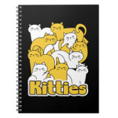 Chubby Katten Design - Schattige kattenkunst Notitieboek (Voorkant)