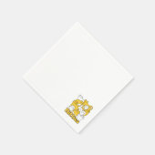 Chubby Katten Design - Schattige kattenkunst Servet (Hoek)