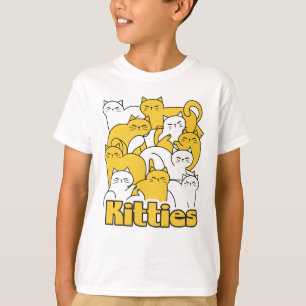 Chubby Katten Design - Schattige kattenkunst T-shirt
