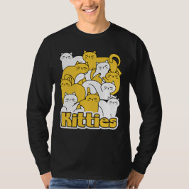 Chubby Katten Design - Schattige kattenkunst T-shirt