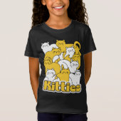 Chubby Katten Design - Schattige kattenkunst T-shirt (Voorkant)
