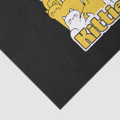 Chubby Katten Design - Schattige kattenkunst Tissuepapier (Detail)