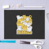 Chubby Katten Design - Schattige kattenkunst Tissuepapier (Craft)