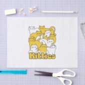 Chubby Katten Design - Schattige kattenkunst Tissuepapier (Craft)