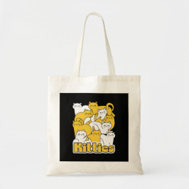 Chubby Katten Design - Schattige kattenkunst Tote Bag