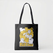 Chubby Katten Design - Schattige kattenkunst Tote Bag (Voorkant)