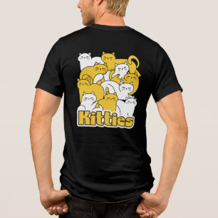 Chubby Katten Design - Schattige kattenkunst Tri-Blend Shirt