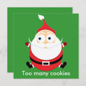 Chubby kerstkaart met kerstkaart (Voorkant / Achterkant)