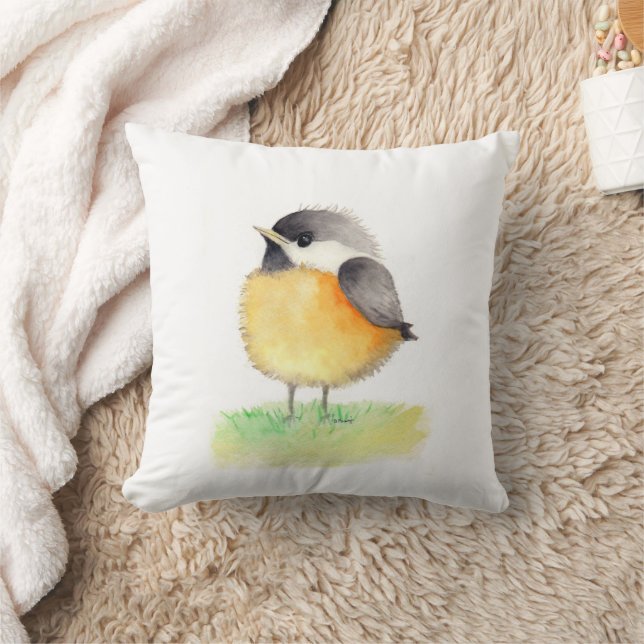 Chubby Little Chickadee Pillow Kussen (Deken)