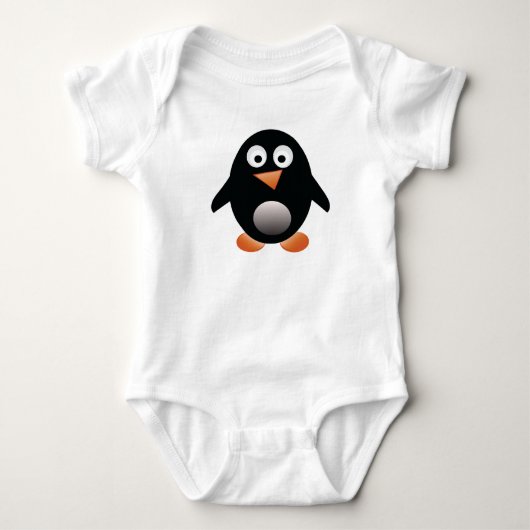 Chubby Little Penguin Baby T-shirt (Voorkant)