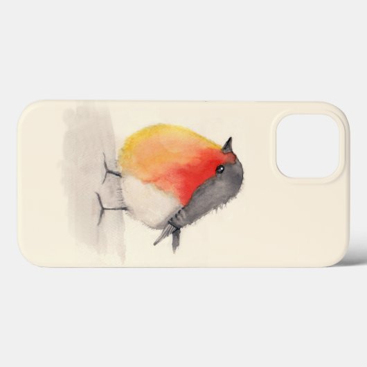 Chubby Little Robin Case-Mate iPhone Case (Achterkant (horizontaal))
