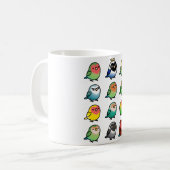Chubby Lovevogels Koffiemok (Voorkant links)