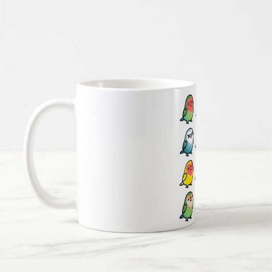 Chubby Lovevogels Koffiemok (Links)