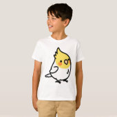 Chubby Lutino Cockatiel T-shirt (Voorkant volledig)