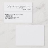 Chubby Makeup Artist Script Charming Visitekaartje (Voorkant / Achterkant)