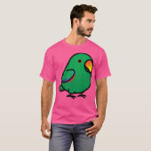 Chubby Male Eclectus Parrot T-shirt (Voorkant volledig)