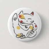 Chubby Maneki Neko Button (Voorkant)