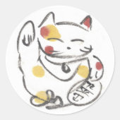 Chubby Maneki Neko Stickers (Voorkant)