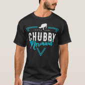 Chubby Mermaid  Manatee opslaan T-shirt (Voorkant)